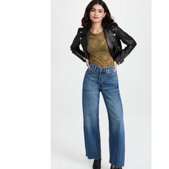 Rag & Bone NWOT Jeans in Jasper (mid-blue) Sz 24 - Picture 9 of 14